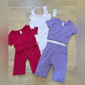 Girls size 10 athleisure bundle - 3 outfits